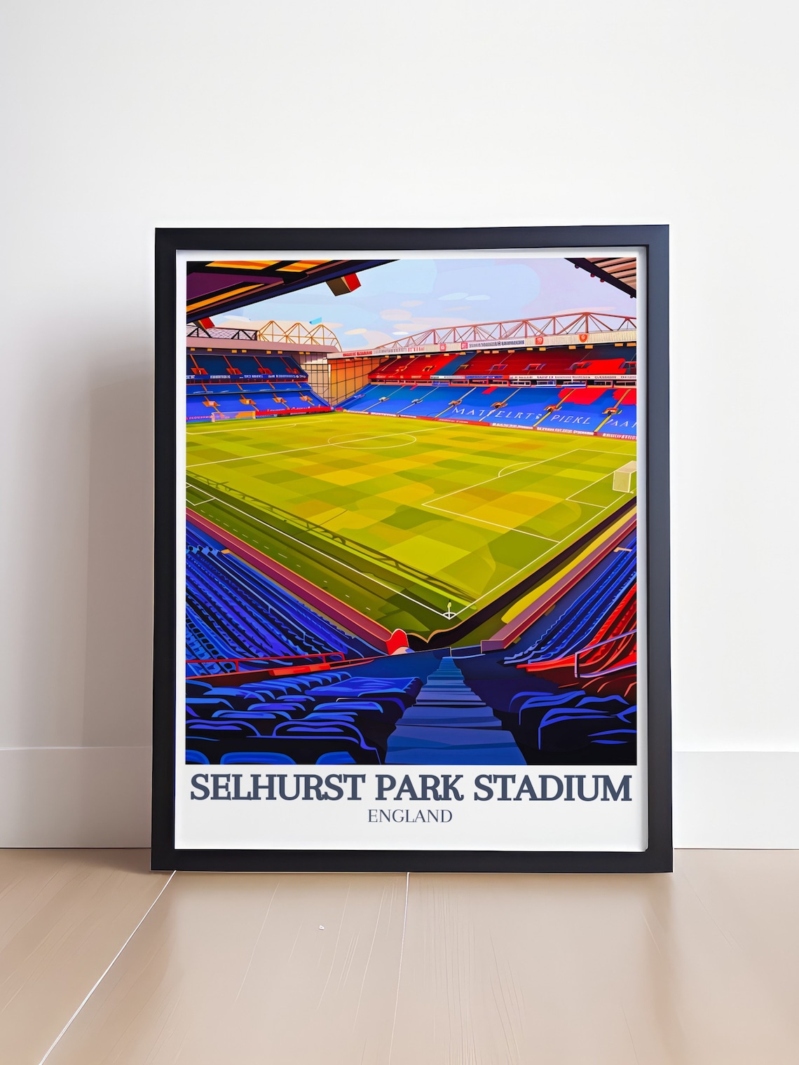 Selhurst Park Stadium Crystal Palace Pitch Panorama Sports Poster - Image 4