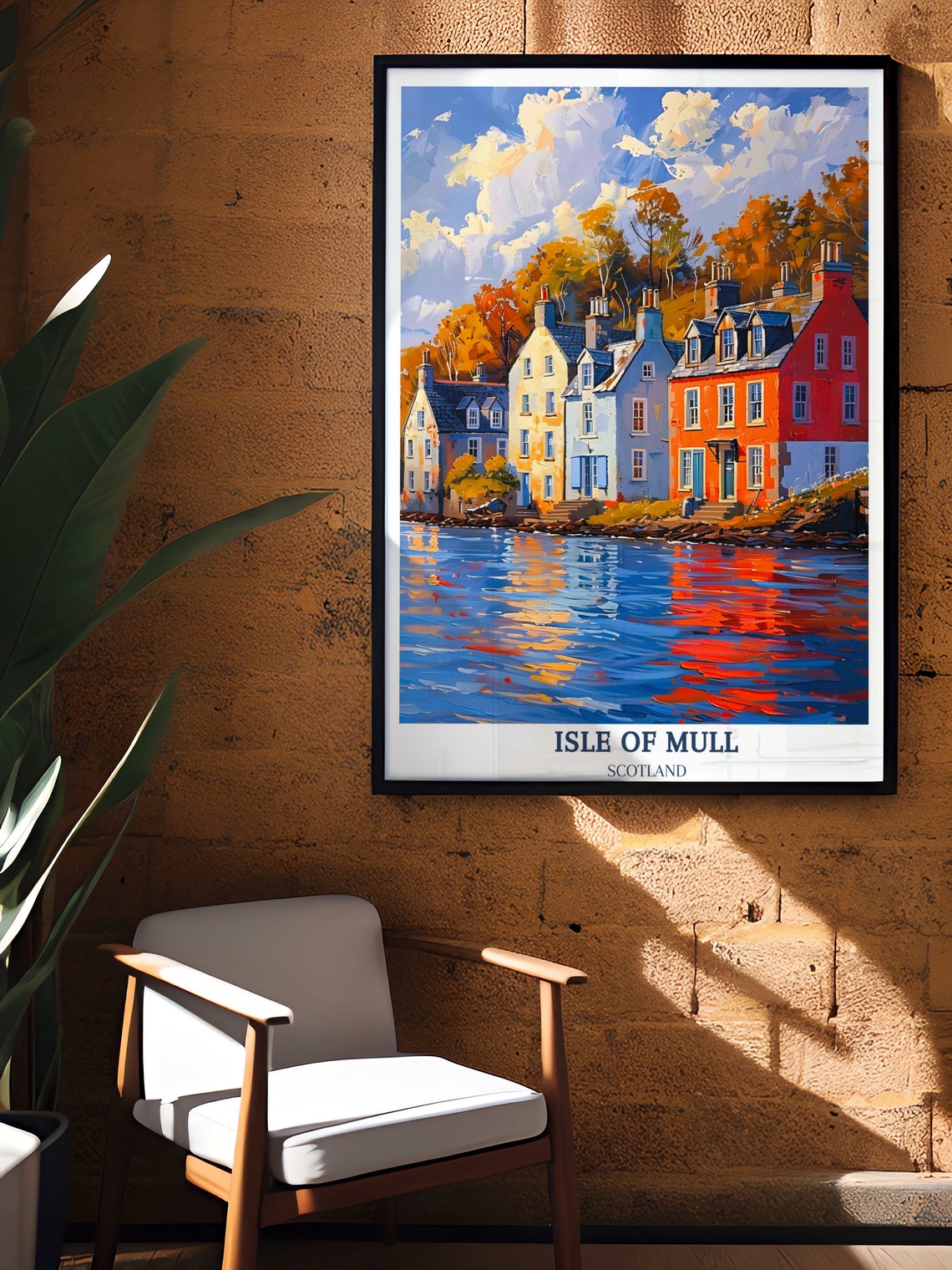 Isle Of Mull Scotland Travel Print Tobermory Isle Of Mull Poster Wall Art Travel Print Of Isle Of Mull Scotland Art Gift - Image 3
