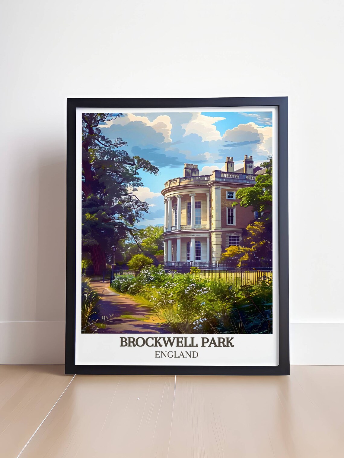 Brockwell Park Brockwell Hall Gardens London England Art Print - Image 4