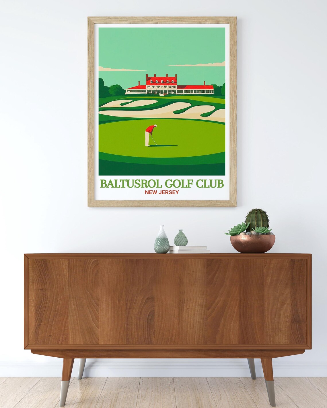 Baltusrol Golf Club Travel Poster, New Jersey - Image 2