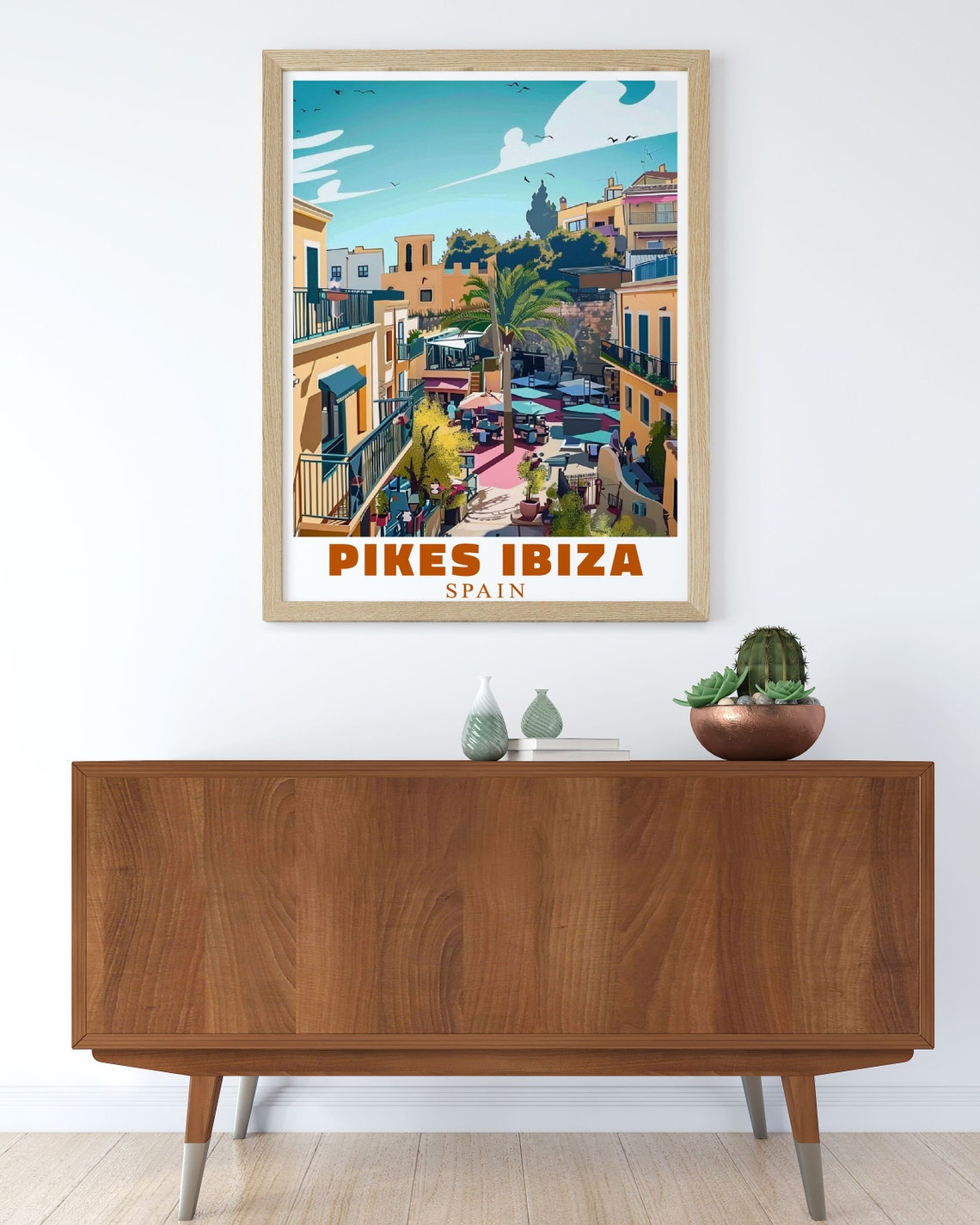 Pikes Ibiza Nightclub Print Outdoor Area Decor With Iconic Art Pikes Ibiza Poster For Your Outdoor Space Ibiza Travel Poster - Image 2