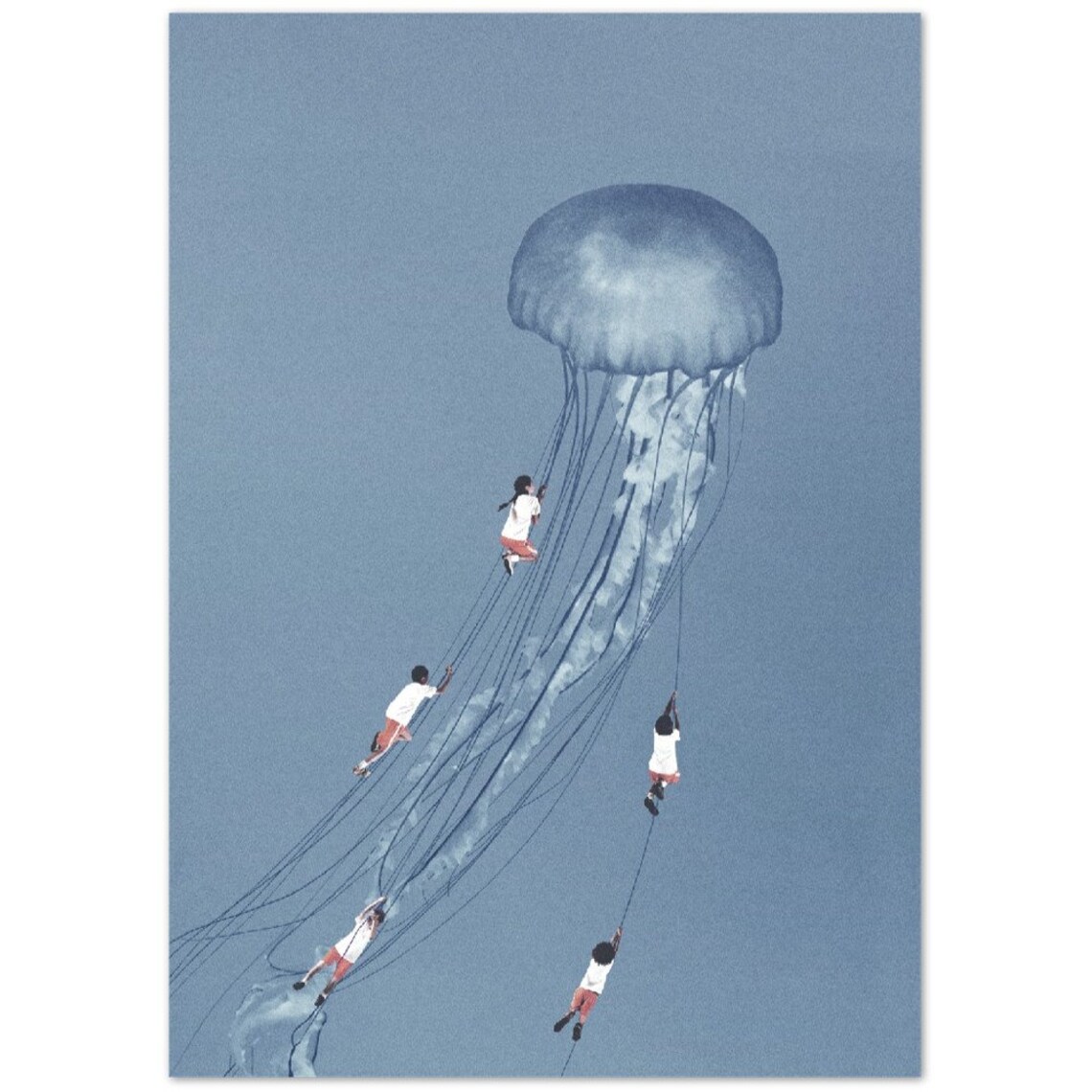 We Came Home Smiling Collage Wall Art Print - Image 2