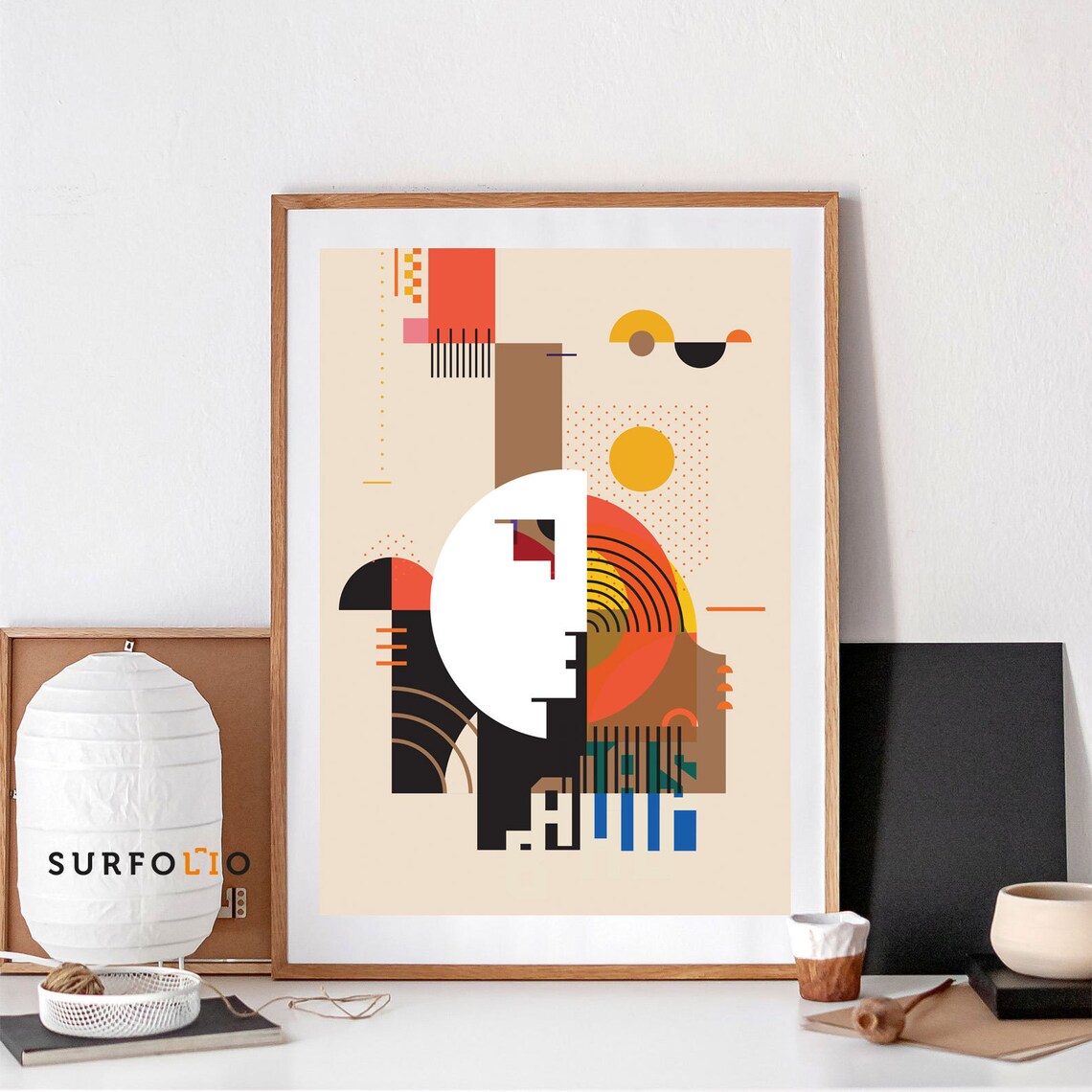 Bauhaus Berlin Modern Graphic Art Print