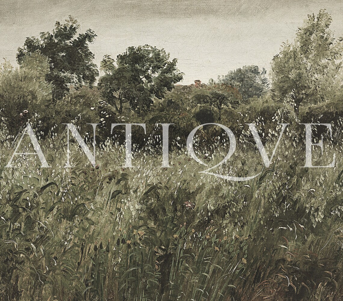 Vintage Cottage Landscape Art Print, Nature - Image 3
