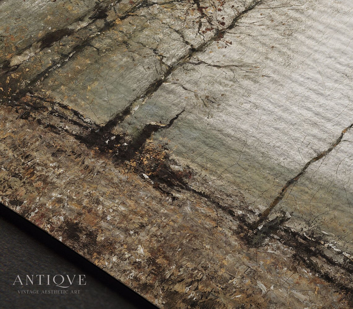 Autumn Woods - Moody Rustic Art - Image 2