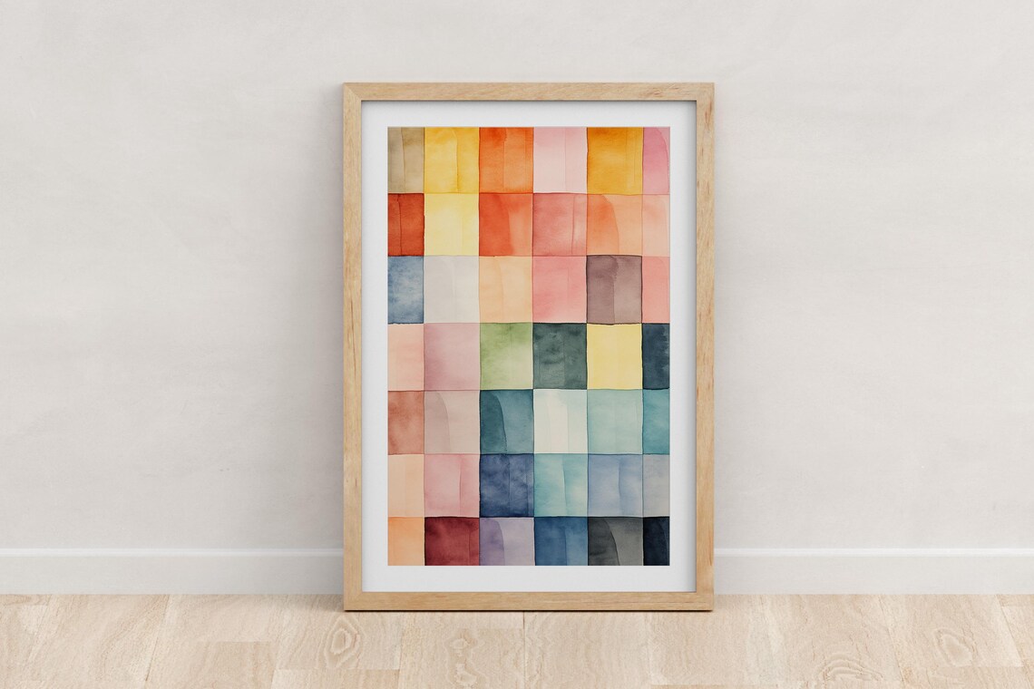 Rainbow Poster Print, Simple Wall Decor