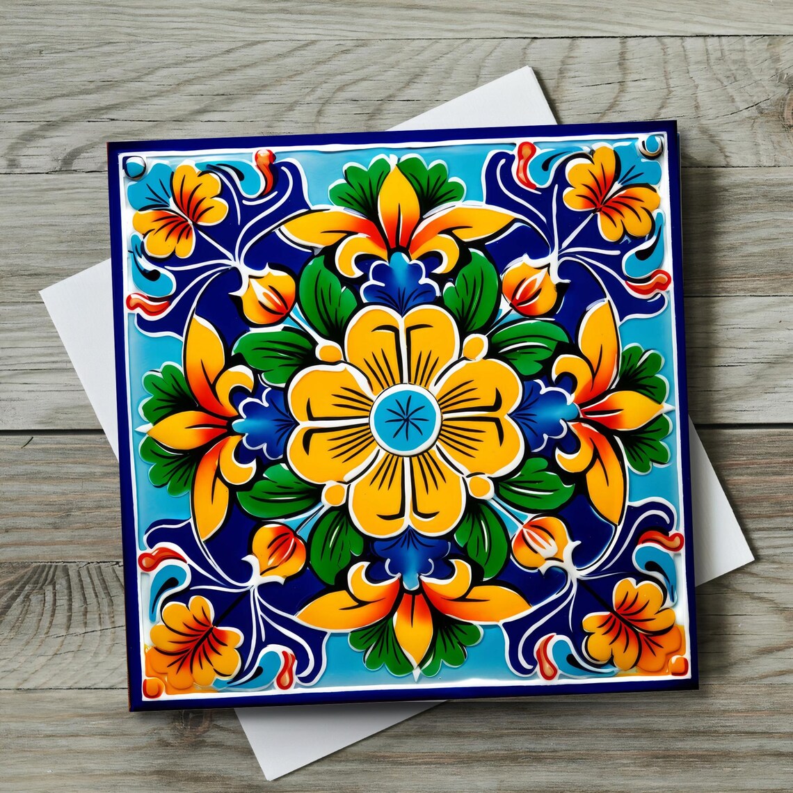 Mexican Talavera Tile Wall Art, Kitchen Decor - Image 3