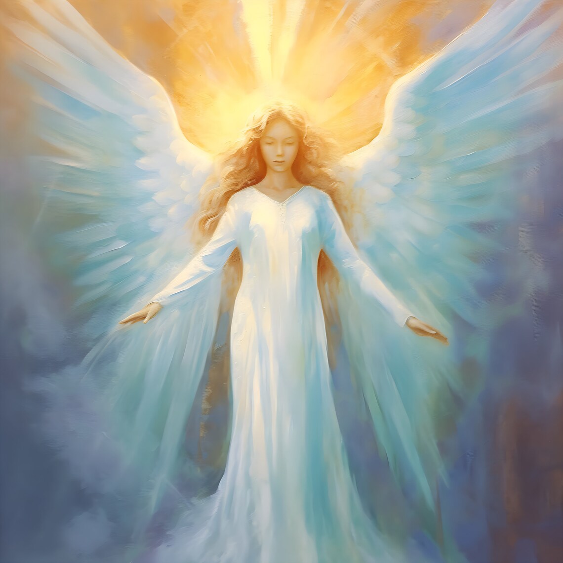 Heavens Angel Ceramic Tile, Religious Art - Image 5