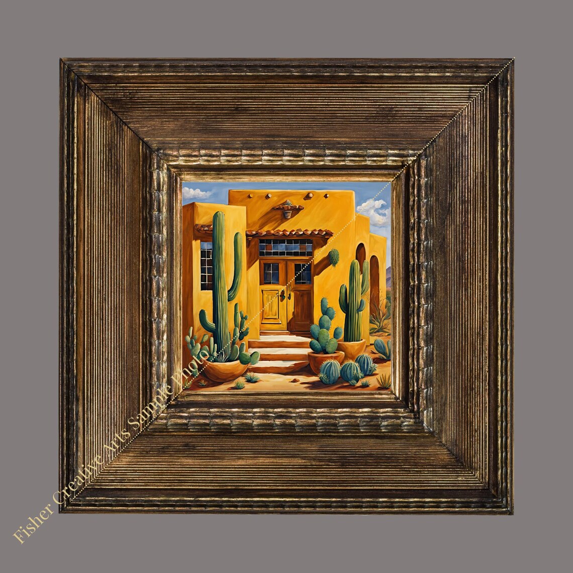 Adobe House, Desert Southwest Arizona Art Print - Image 2