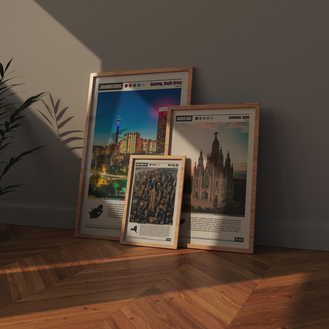 Johannesburg Travel Poster, City Wall Art Print - Image 4