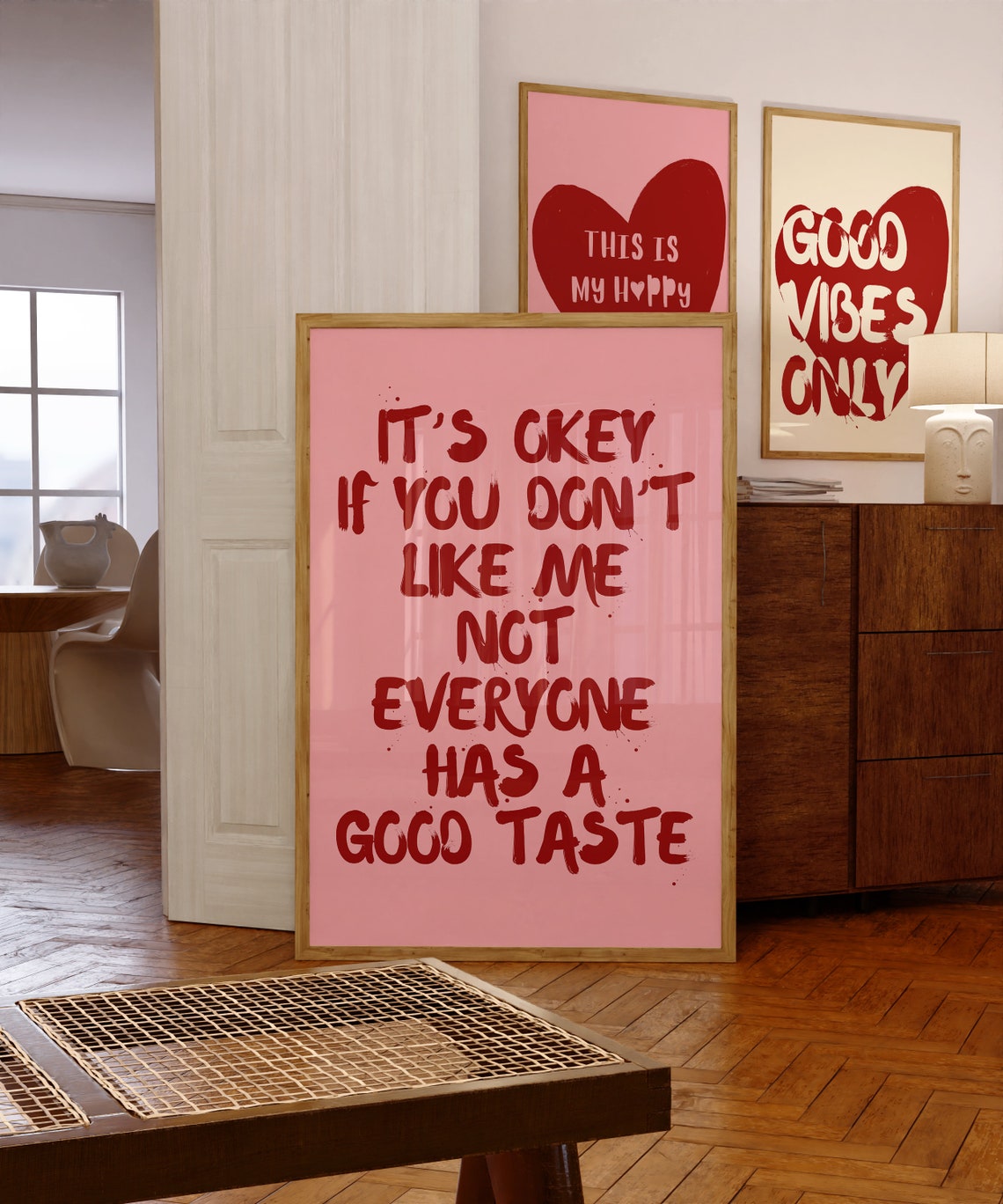 Its Okay If You Dont Like Me Funny Sassy Quote Typography Wall Art - Image 4
