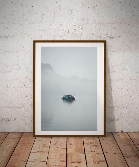 Ha Long Bay Minimalist Print Vietnam Street Photography Wall Art Gift Halong My Favourite