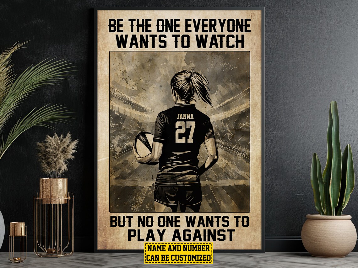 Personalized Volleyball Motivation Poster Print