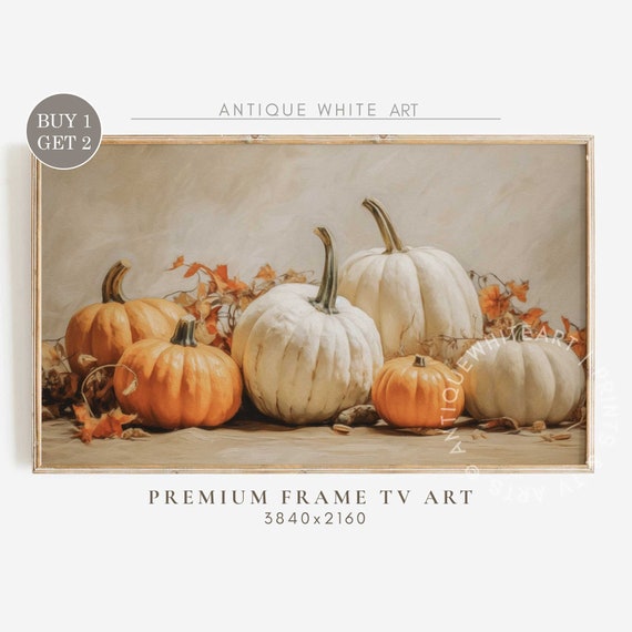 Pumpkin Painting Fall Art, Halloween Poster Print