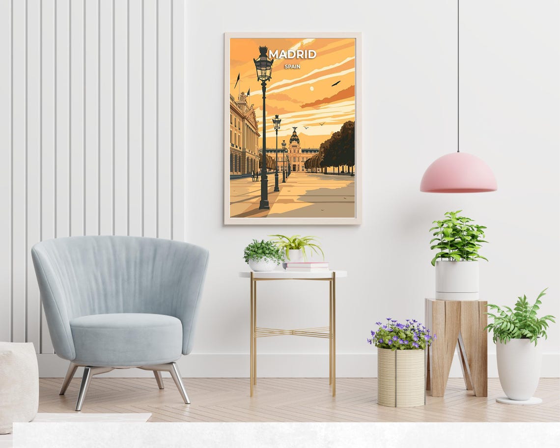 Royal Palace Of Madrid Travel Print Wall Art Madrid Spain City Print Royal Palace Of Madrid Travel Gift Royal Palace Of Madrid Poster - Image 2