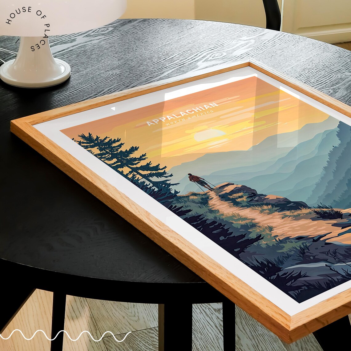 Appalachian North America Poster Appalachian Usa Travel Wall Art North America Travel Print House Warming Gifts Home Decor - Image 3