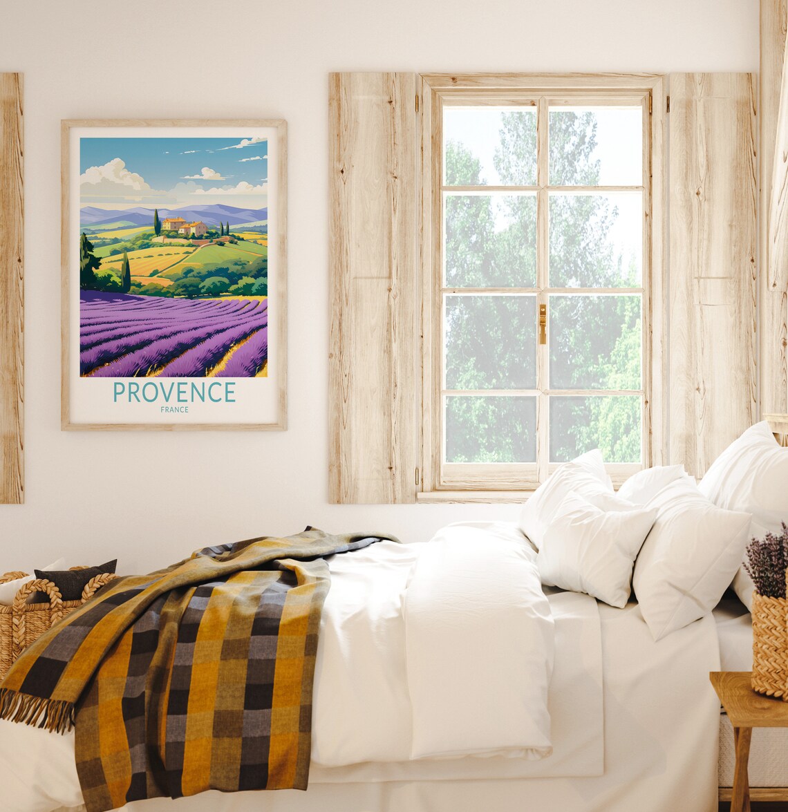 Provence France Travel Poster, Provence Landscape - Image 2