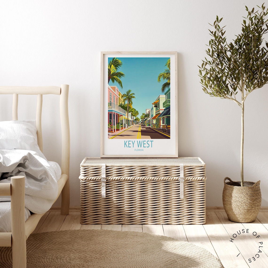 Key West Florida Travel Poster, Florida Art Print - Image 2
