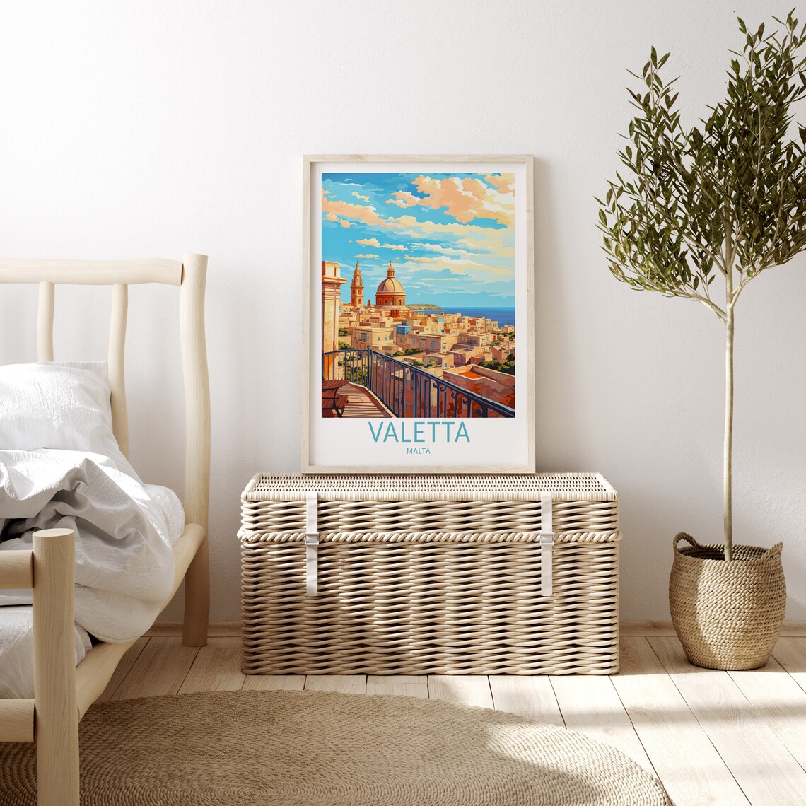 Valletta Malta Travel Poster, Visit Malta Art Print - Image 3