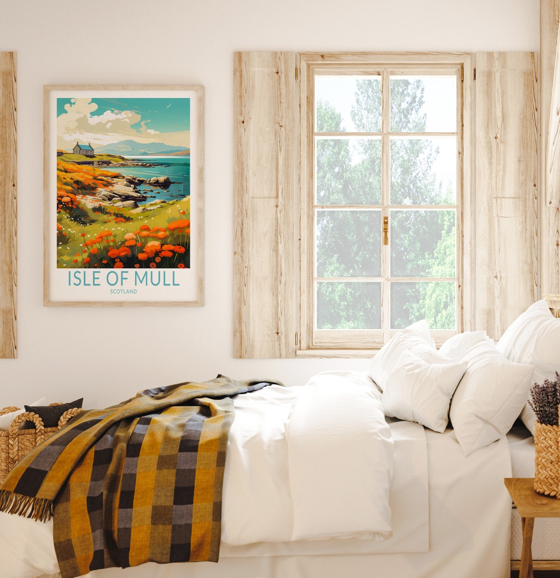 Isle Of Mull Travel Print Isle Of Mull Scotland Poster Print Isle Of Mull Island Wall Art Scotland Travel Gift - Image 2