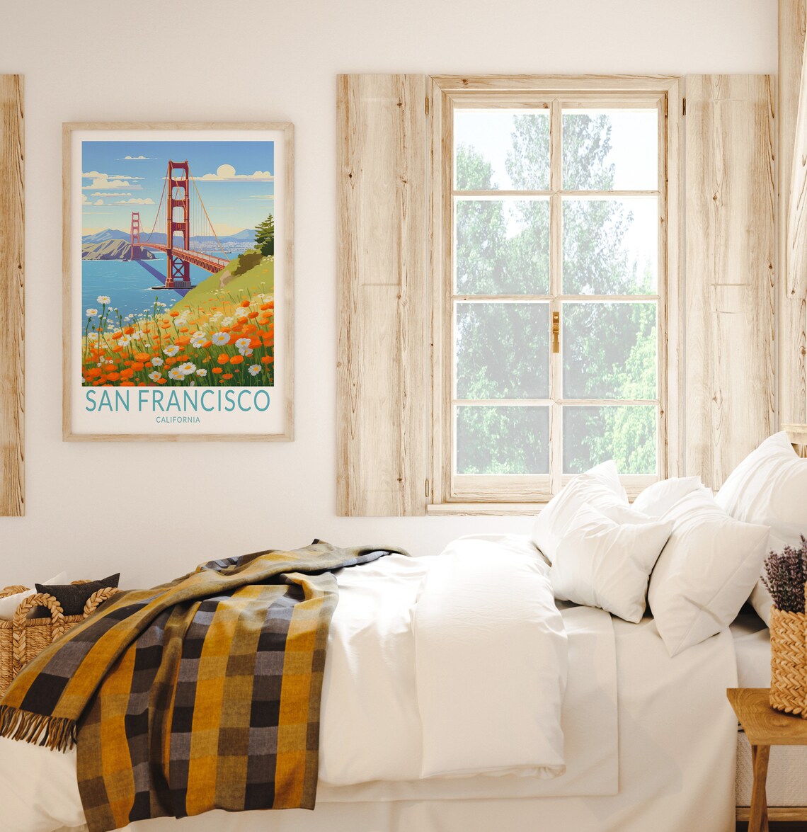 San Francisco Travel Poster, California Travel Print - Image 2