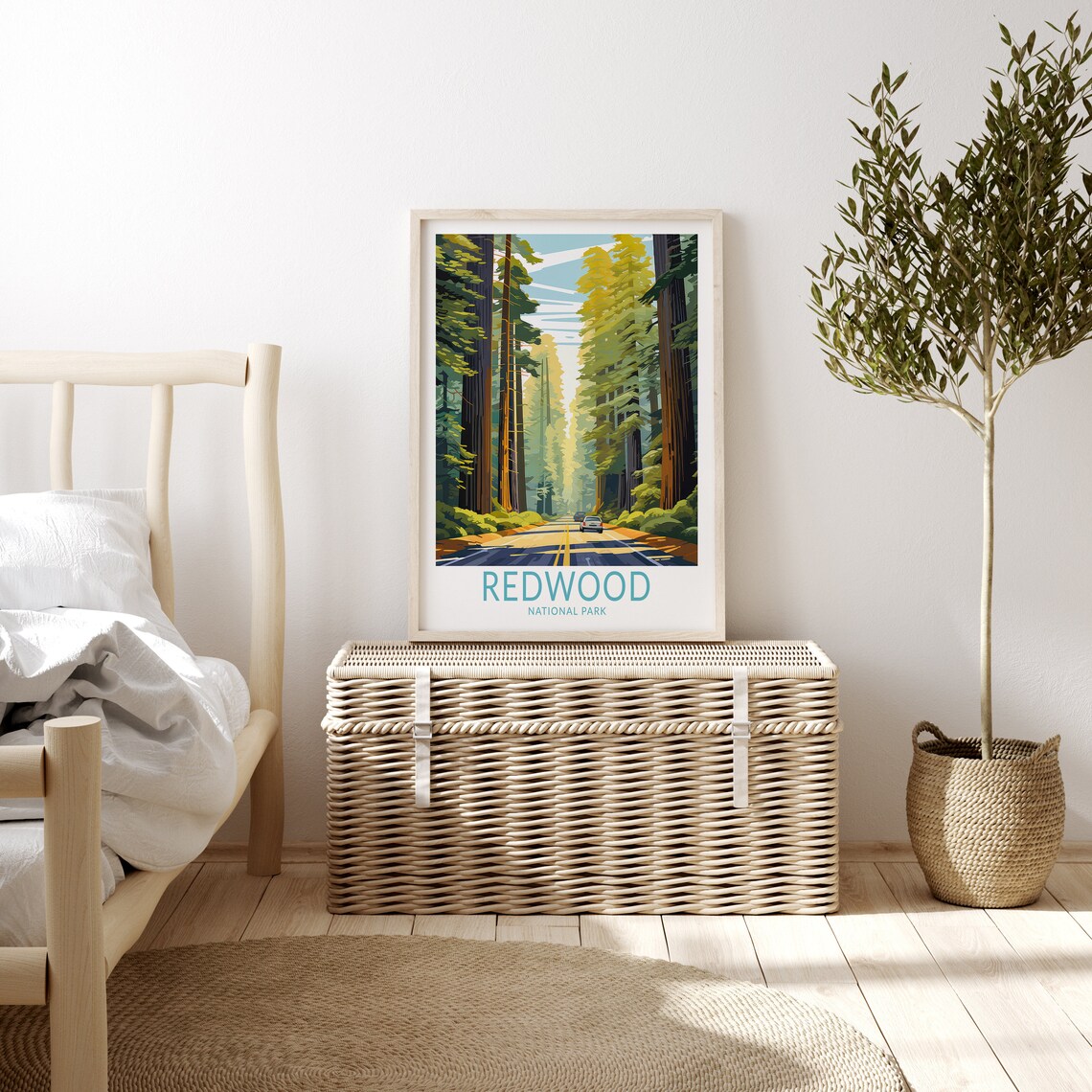 Redwood National Park Custom Travel Poster - Image 3