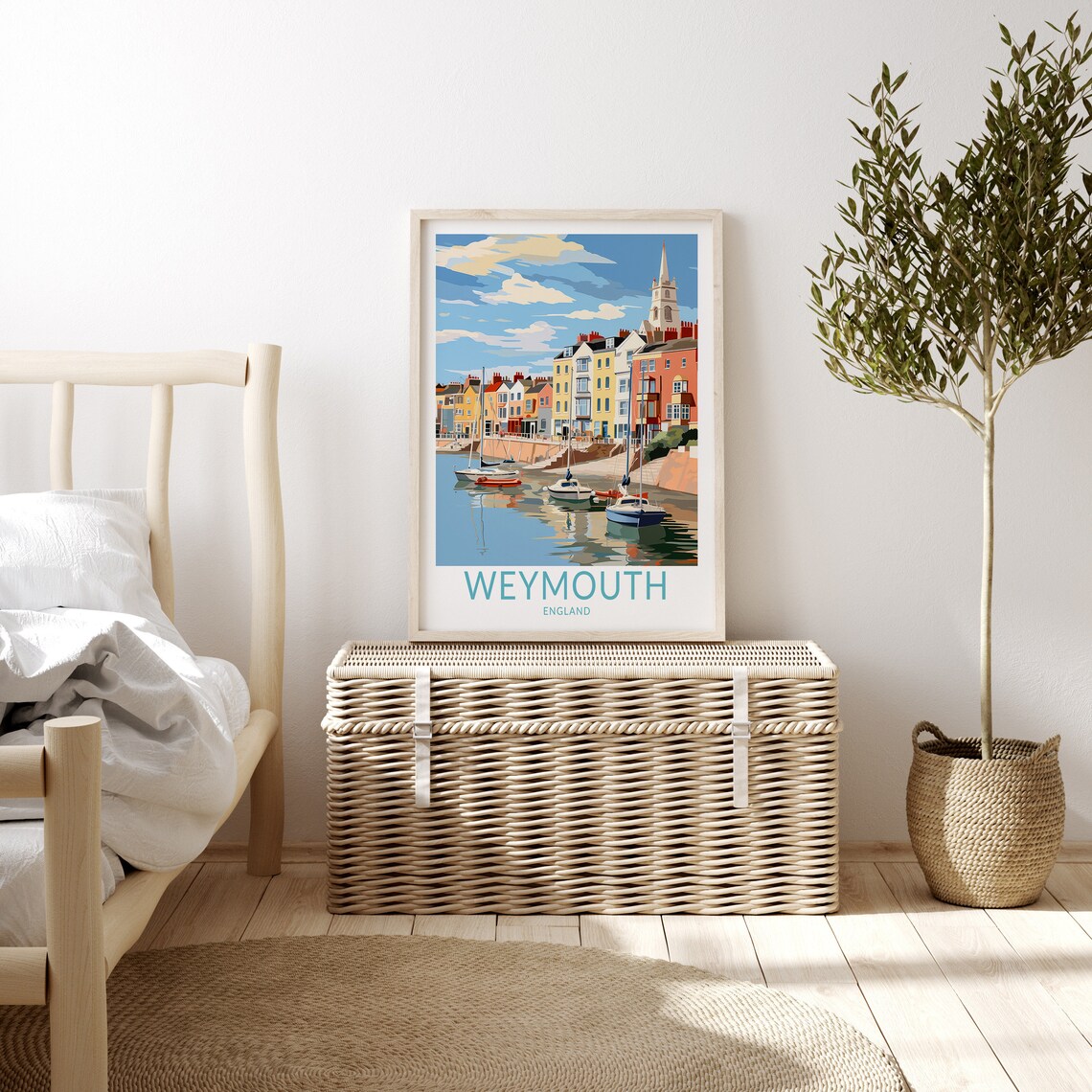 Weymouth Dorset England Travel Poster, United Kingdom - Image 3