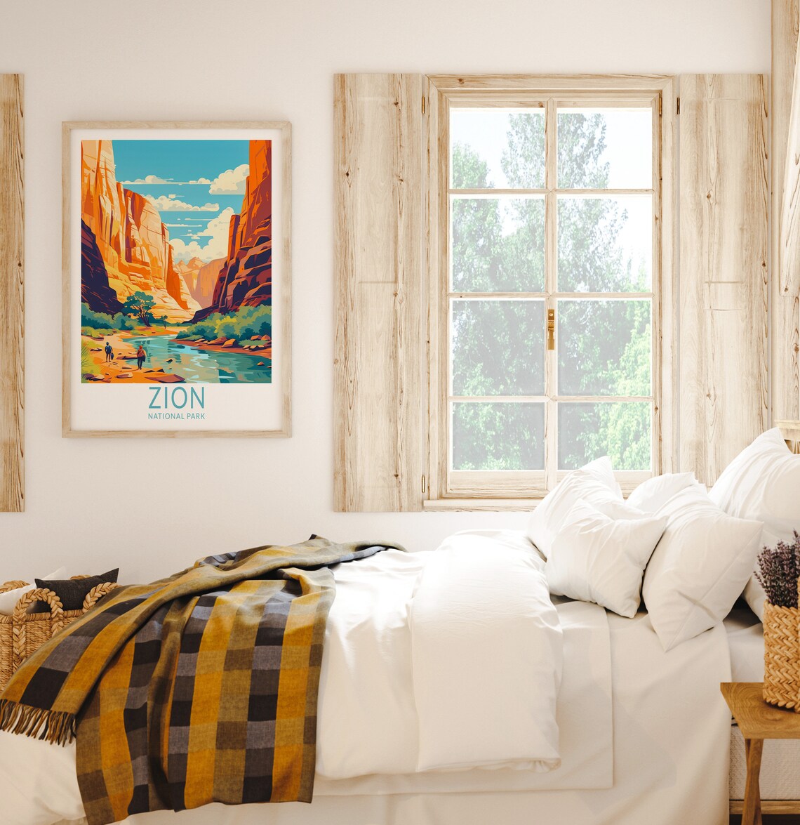 Zion National Park Personalized Travel Poster - Image 2