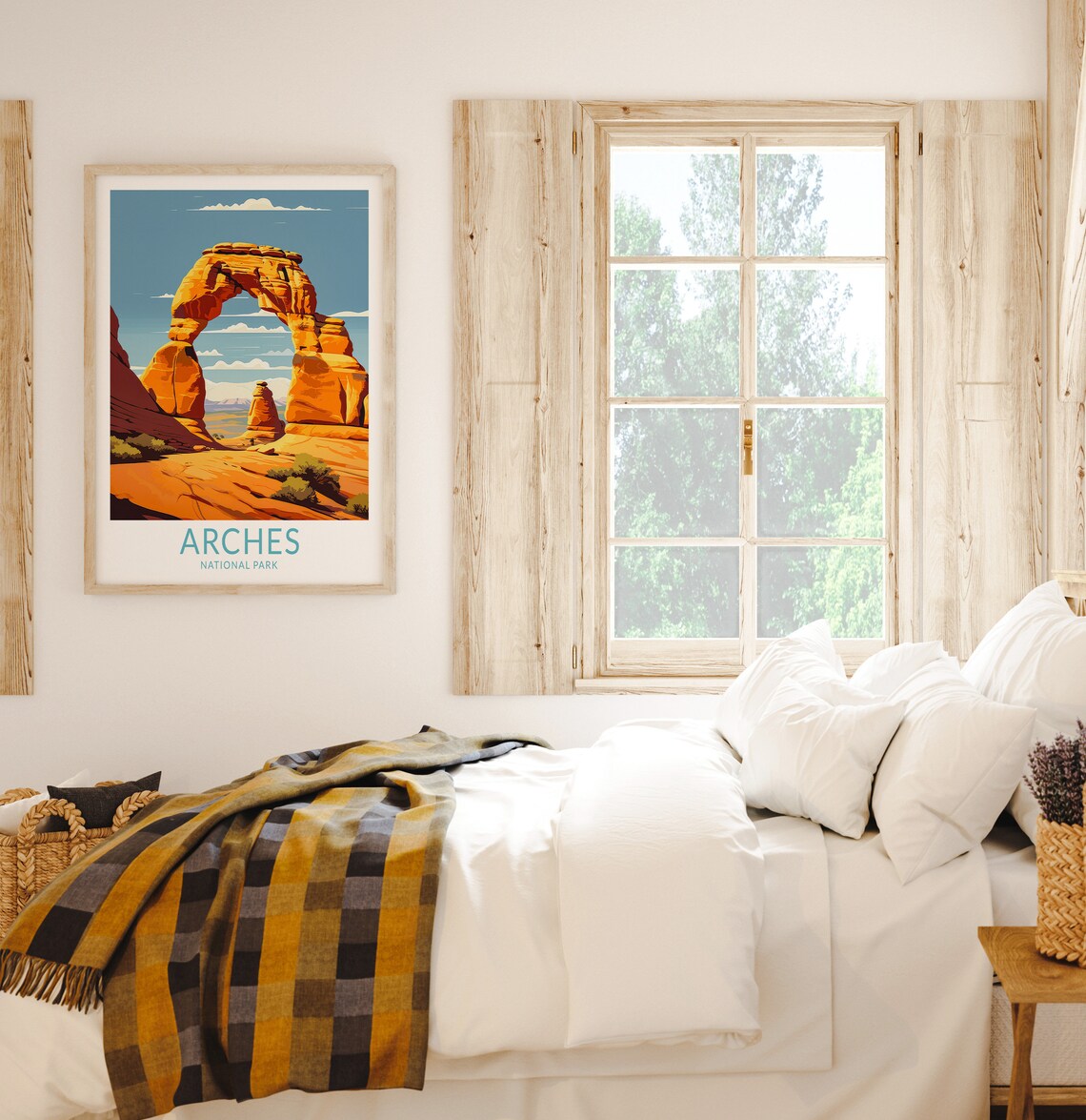 Arches National Park Travel Poster, Utah Landscape - Image 2