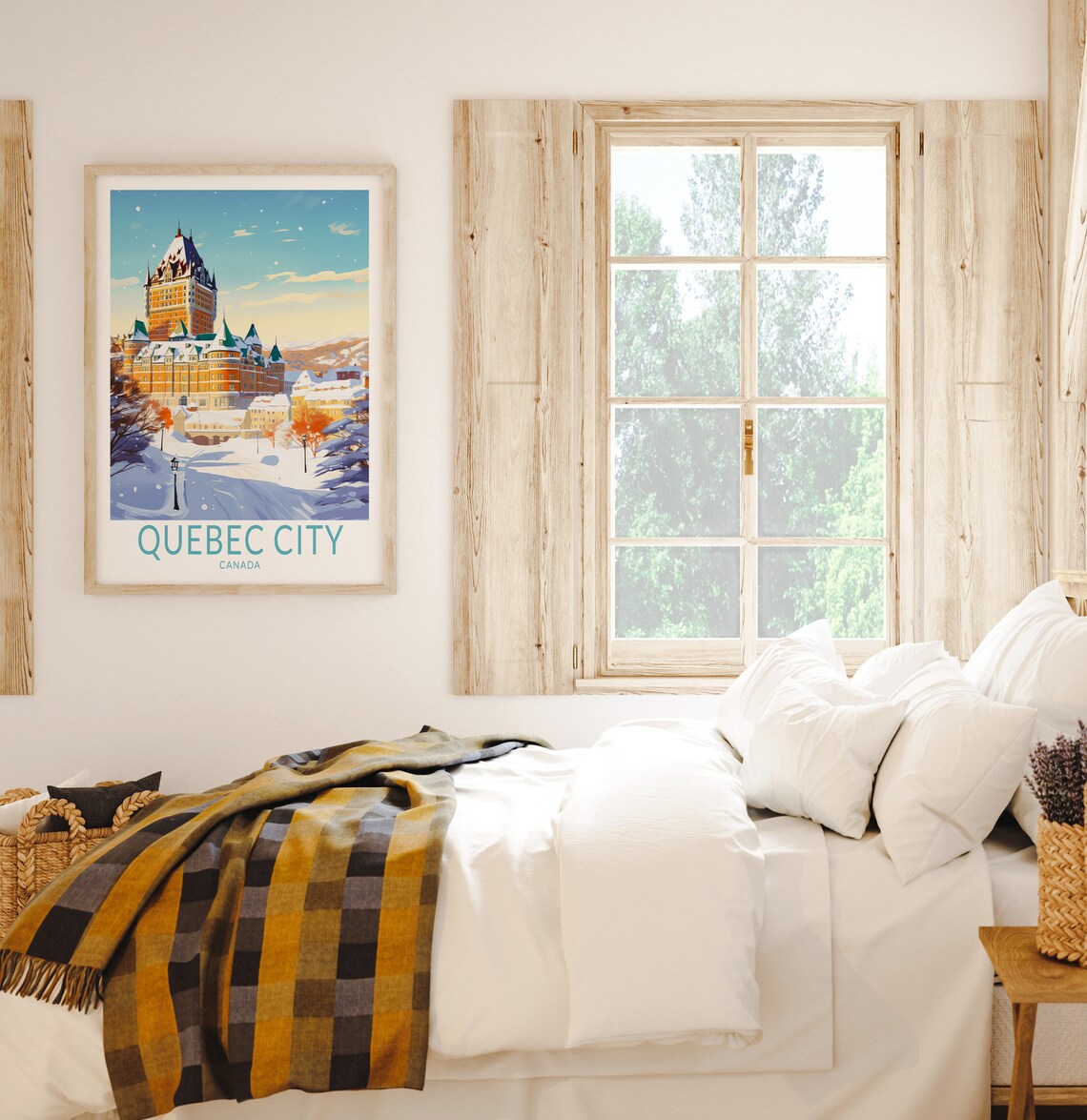 Quebec City Travel Poster, Fairmont Le Château Frontenac - Image 2