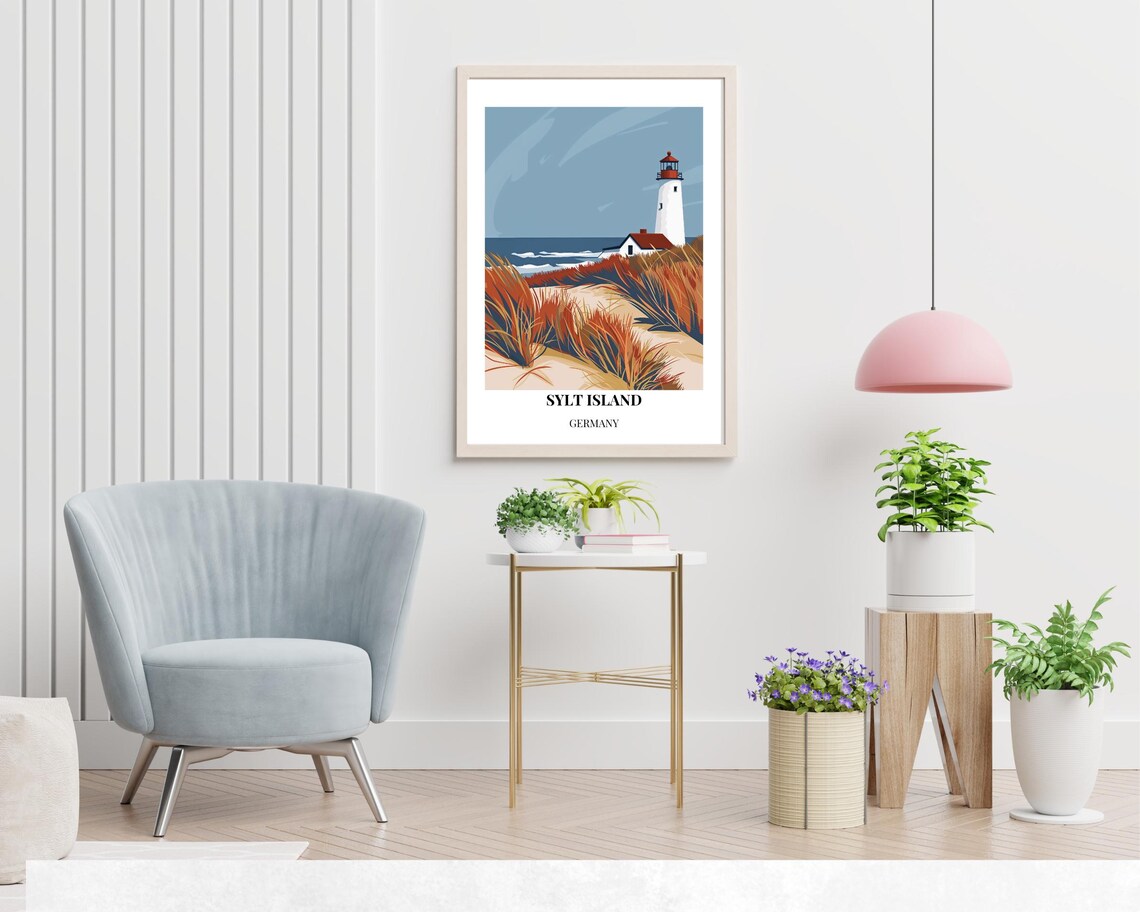 Sylt Island Germany Travel Print Wall Art Sylt Island Germany City Print Sylt Island Germany Travel Gift Sylt Island Germany Poster - Image 2