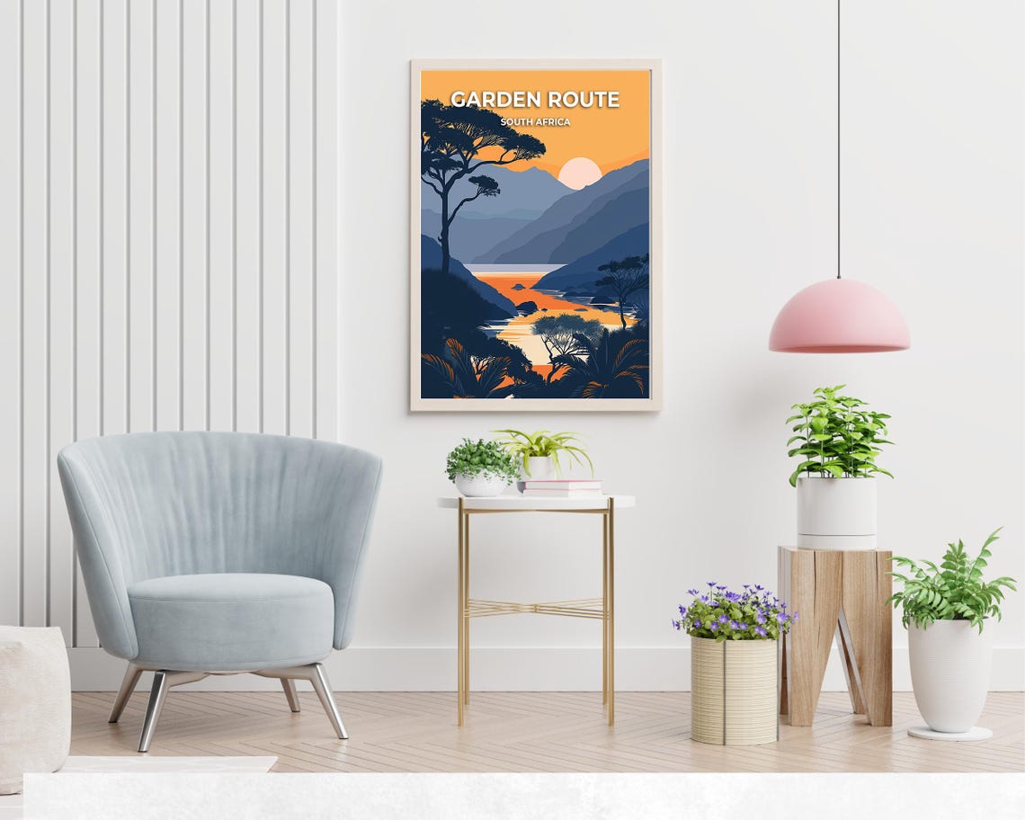 Tsitsikamma National Park Travel Print Wall Art Garden Route South Africa City Print Tsitsikamma National Park Travel Gift Travel Gift - Image 2