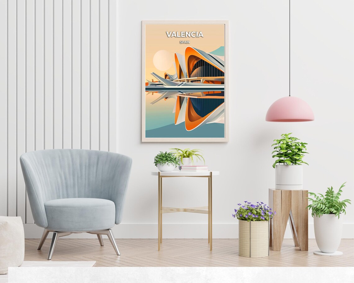 City of Arts and Sciences Valencia Spain Modern Architecture Poster - Image 2