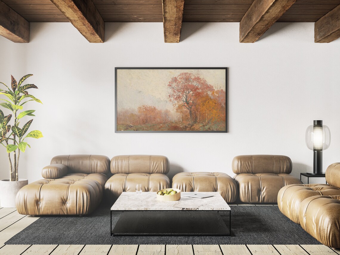 Autumn Trees Art Print for TV Frame Display - Image 3