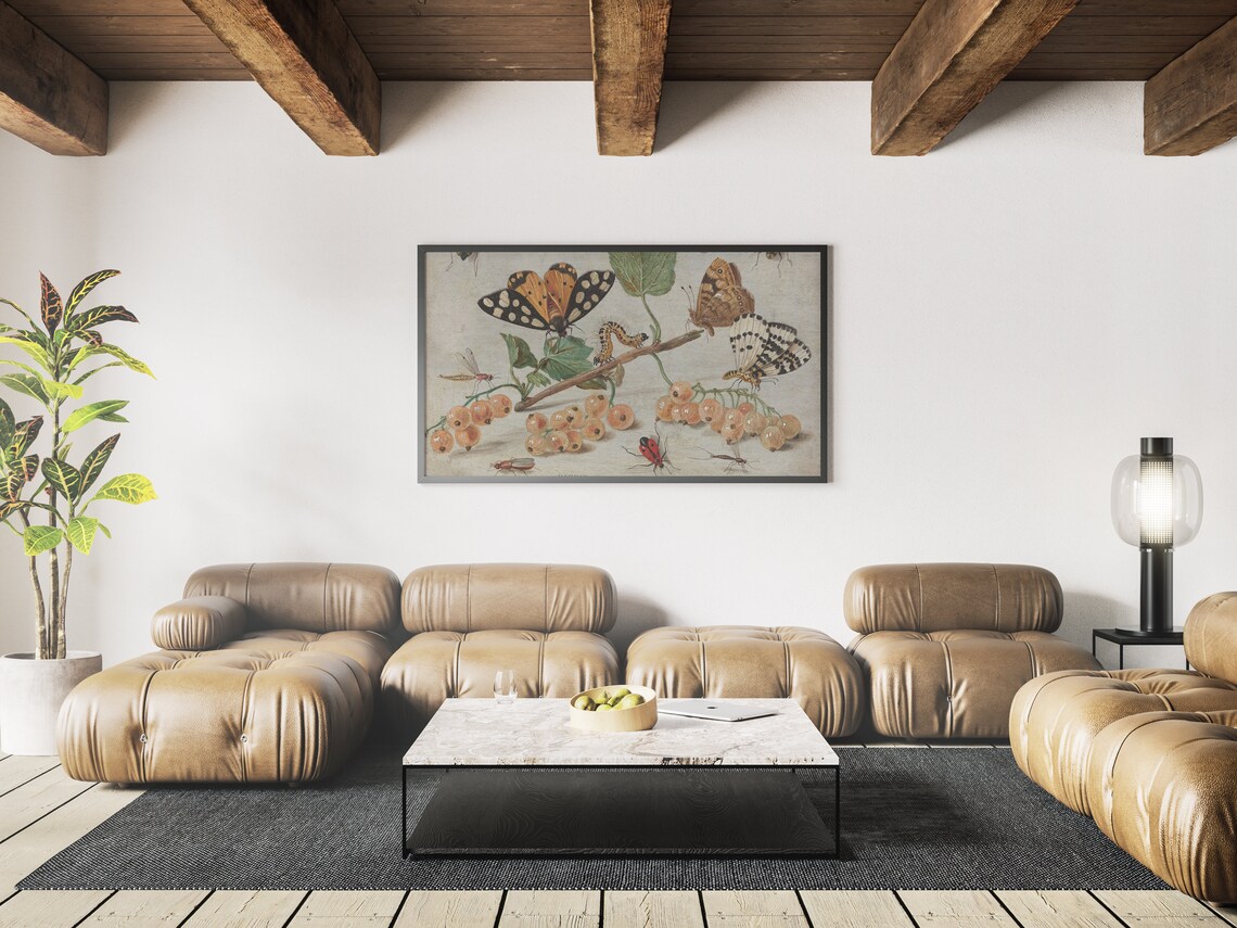 Classic Botanical Painting, Nature Decor - Image 3