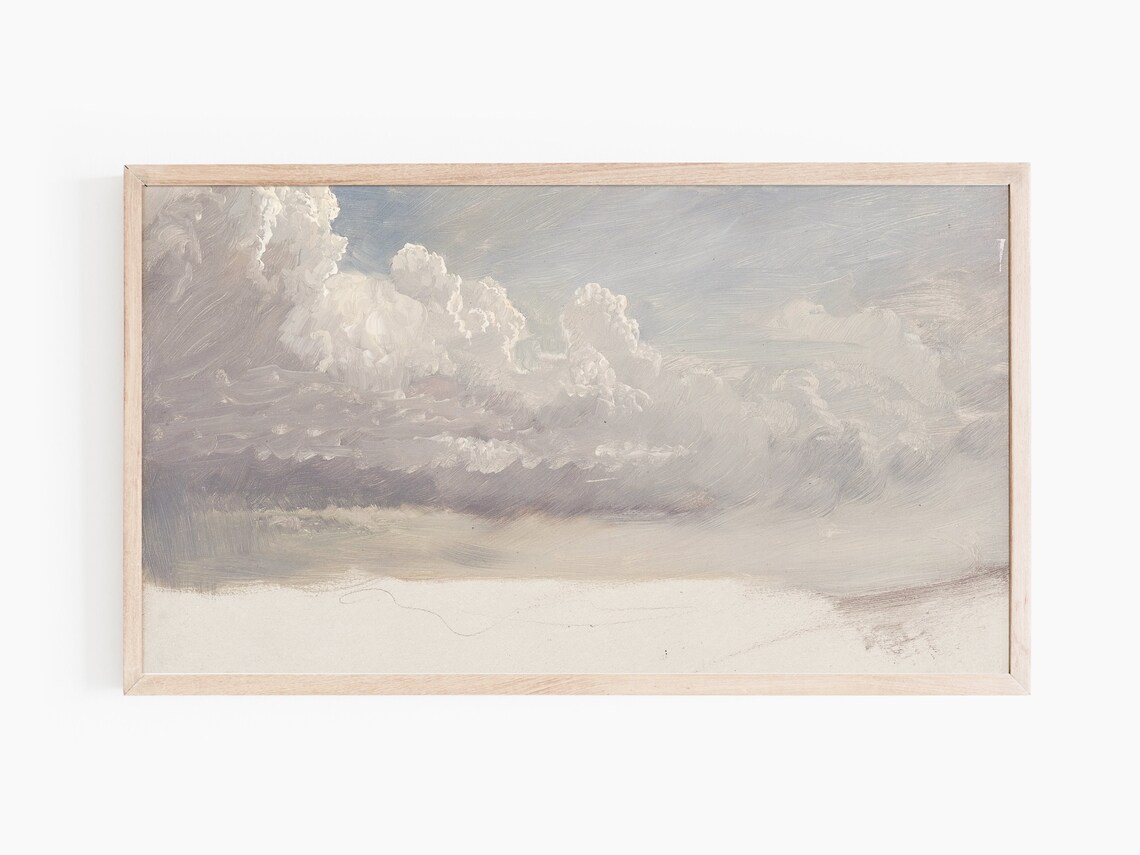Cloud Painting Sky Art Print, Nature Landscape - Image 2