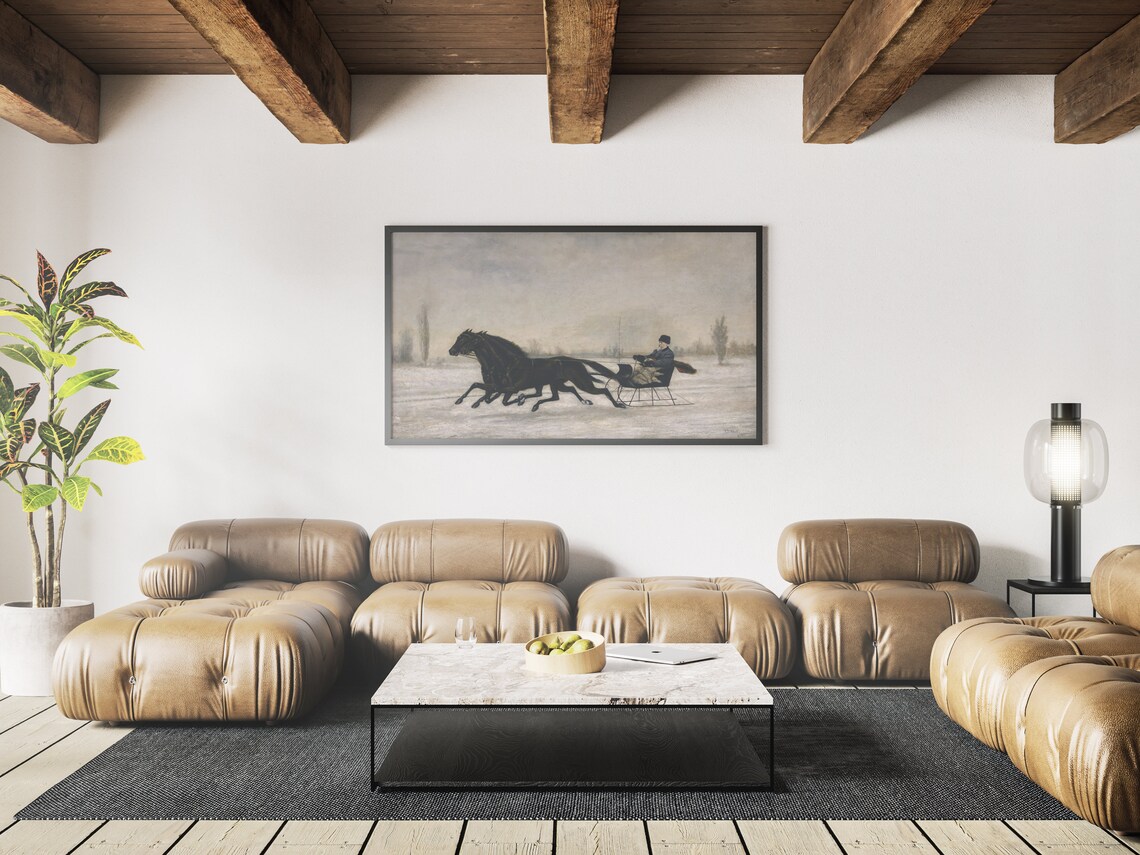Frame TV Christmas Time, Winter Holiday Decor - Image 3