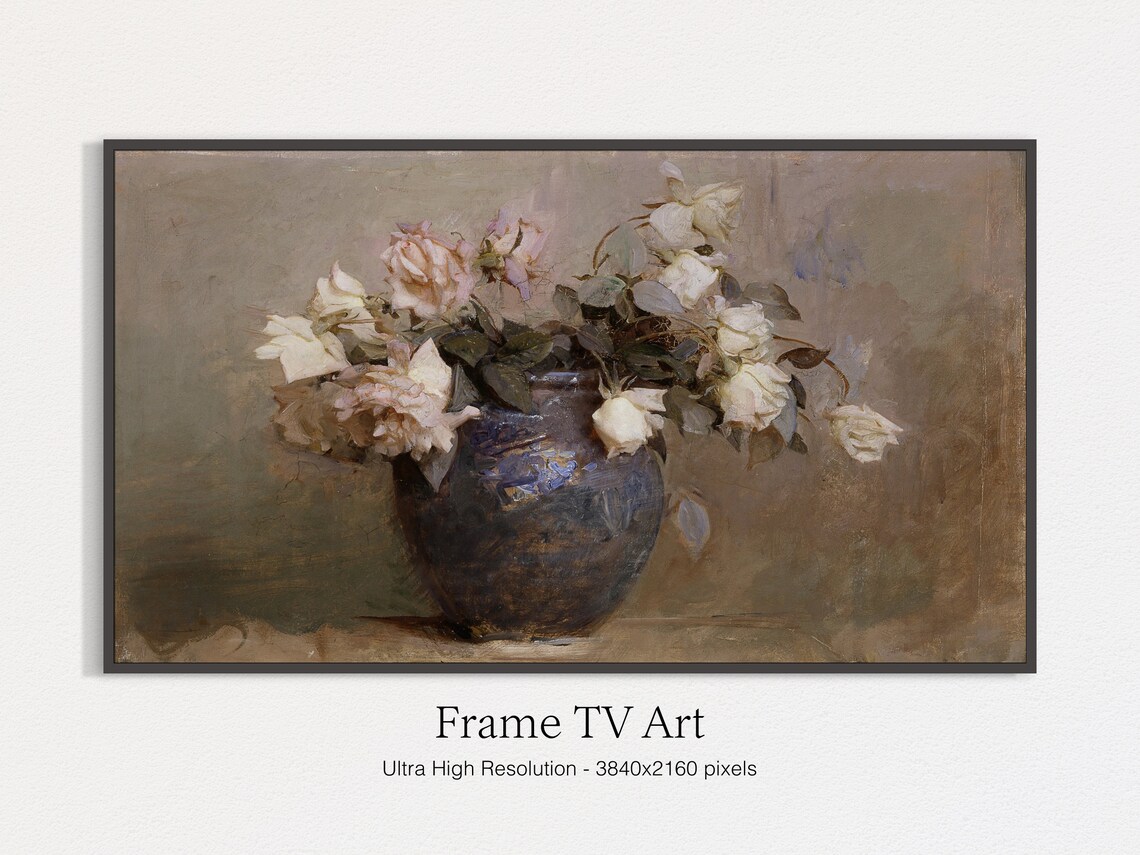 Vintage Flower Still Life Botanical Art Print