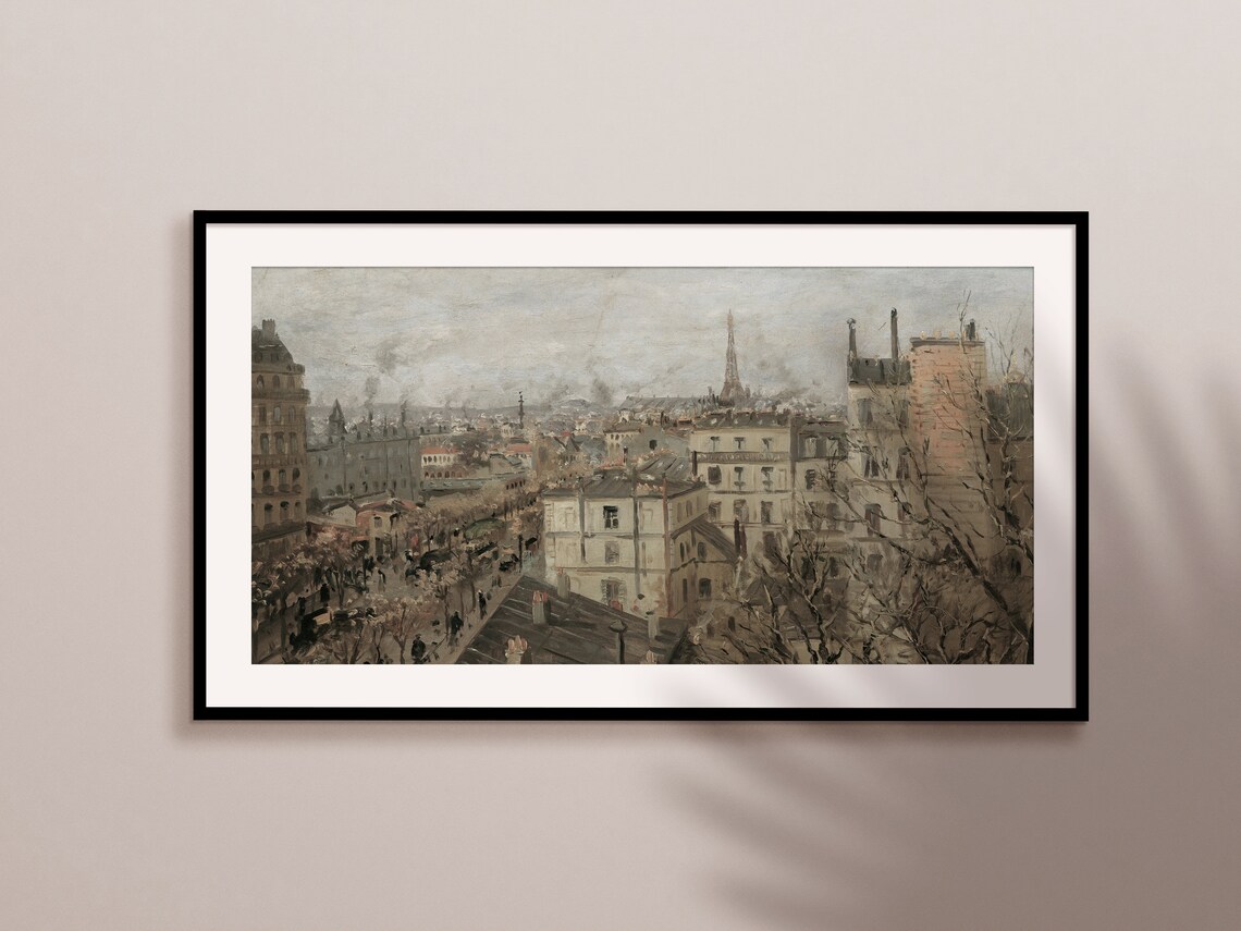 Vintage Cityscape Travel Poster, Instant Art Print - Image 2