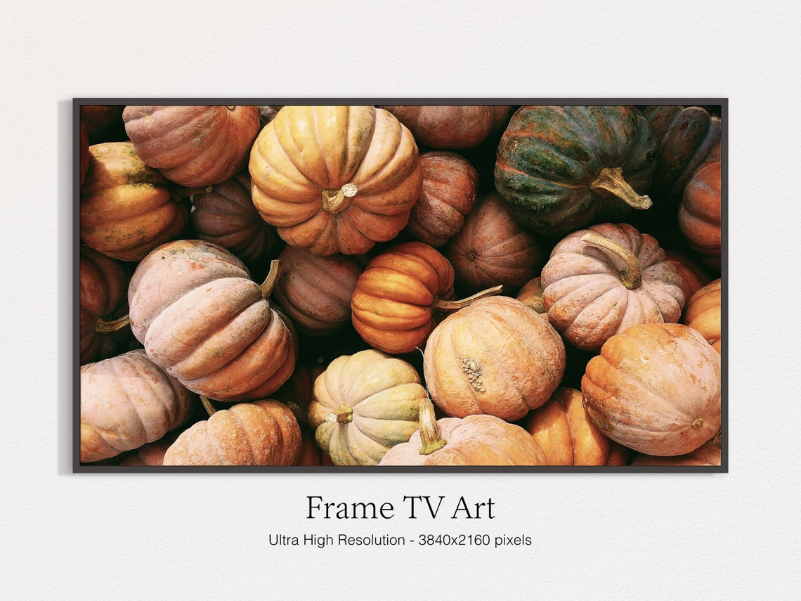 A Pile of Pumpkins Halloween Art Print
