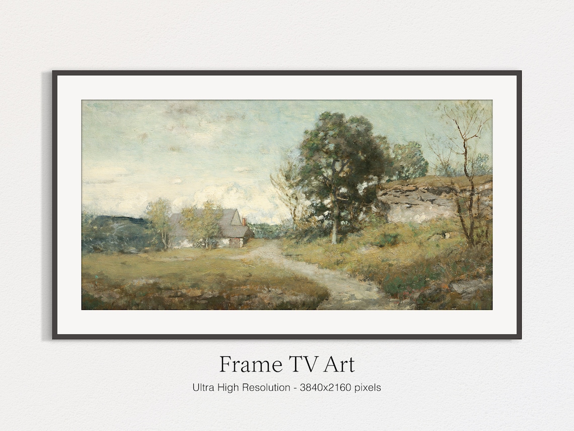 Vintage Summer Landscape Art Print, Seasonal Decor - Image 4