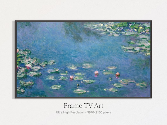 Lilies Pond Impressionism Oil Painting Art Print