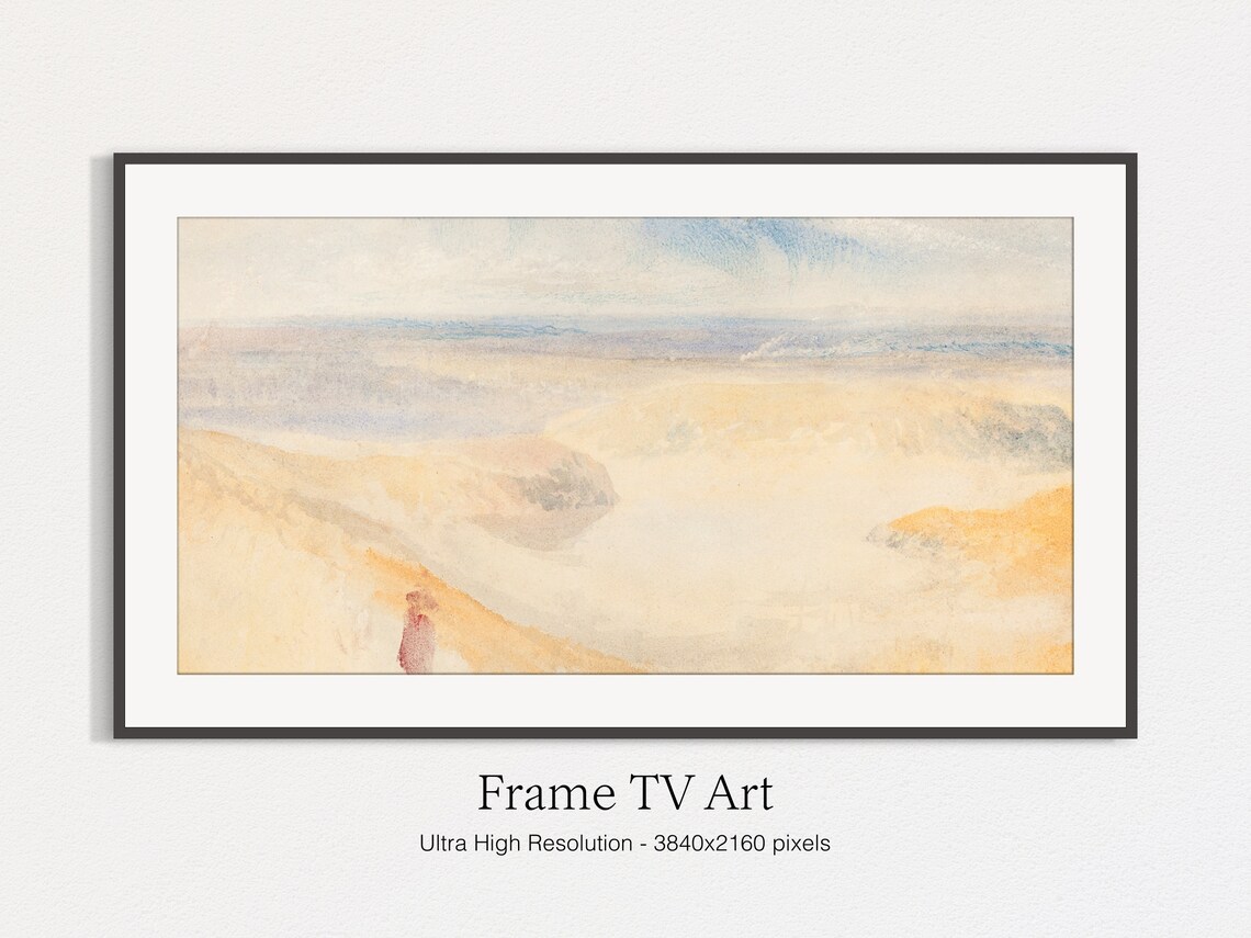 Abstract Yorkshire River Painting, Art Print - Image 5