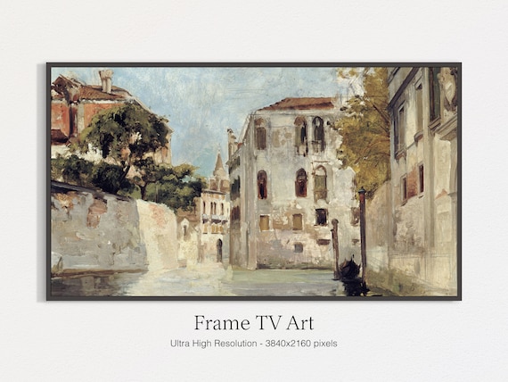 Venice Landscape Vintage Travel Poster Art Print