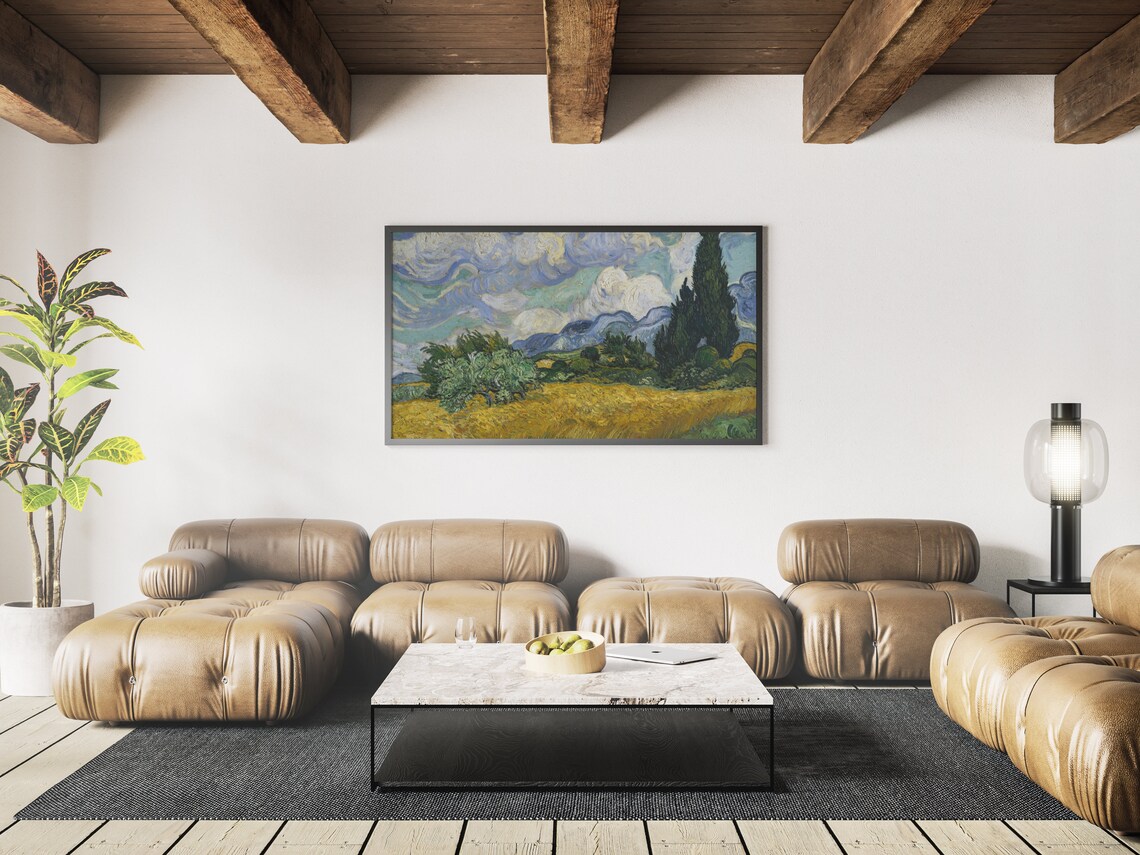 Van Gogh Wheat Field Art Print, Oil Paintings - Image 3