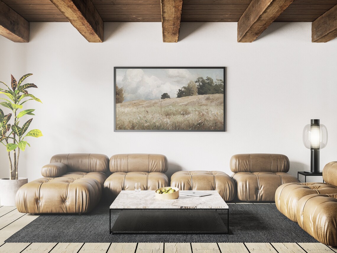 Autumn Oil Painting Art Print for TV Frame - Image 3