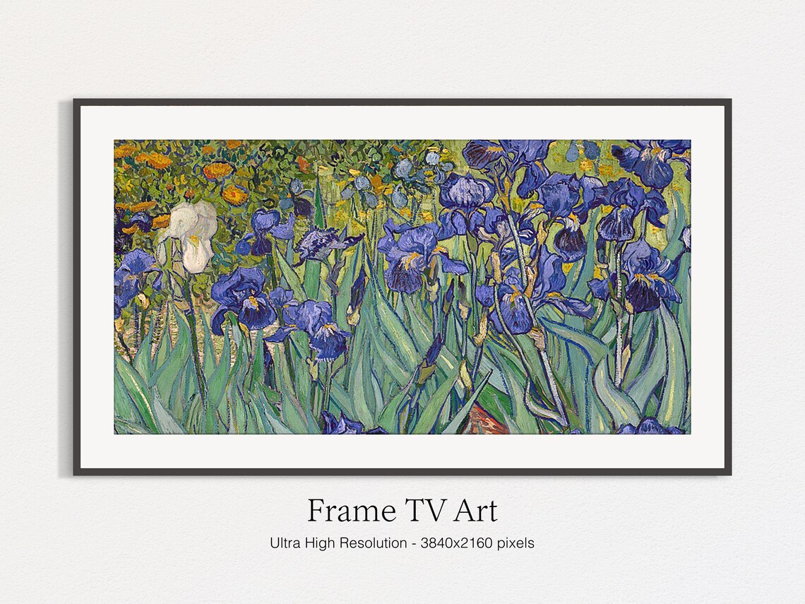 Irises By Van Gogh, Art Print - Image 5