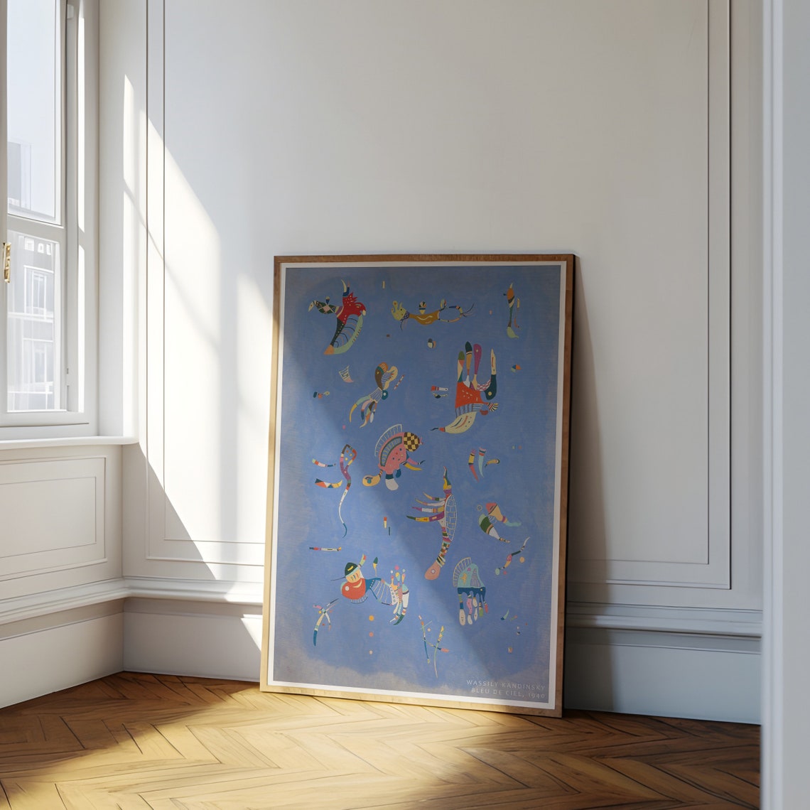 Wassily Kandinsky Bleu De Ciel 1940 Sky Blue Creatures Poster - Image 2