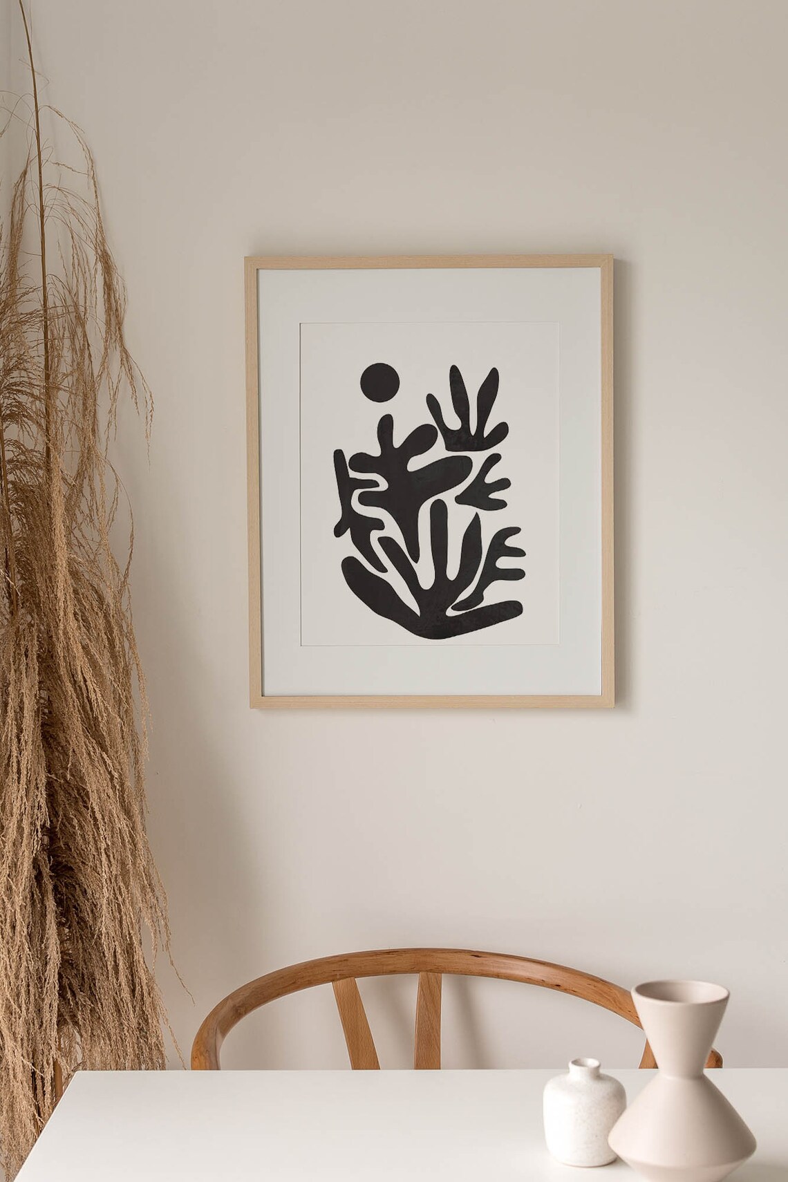 Abstract Coral Print Matisse Style Art Print Print Modern Abstract Art Modern Print - Image 3