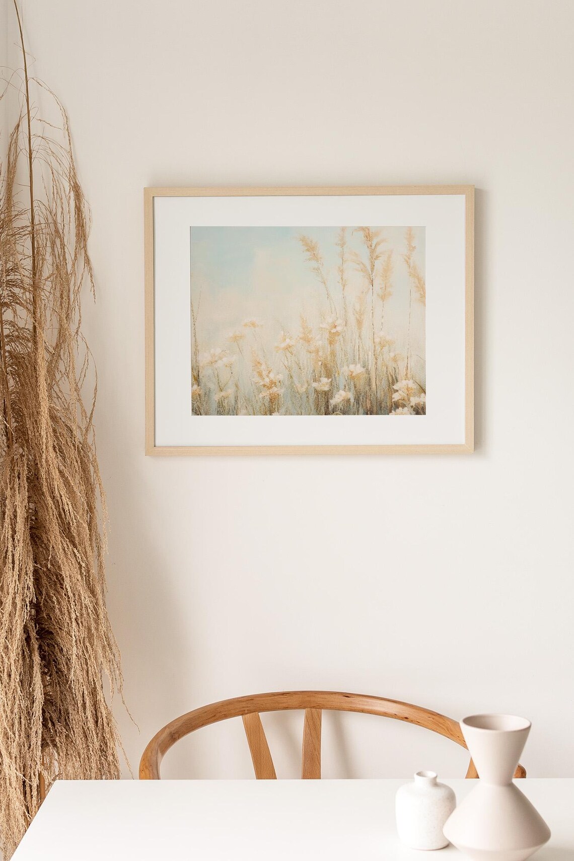Wildflower Meadow Soft Pastel Blooms Botanical Painting Poster - Image 3